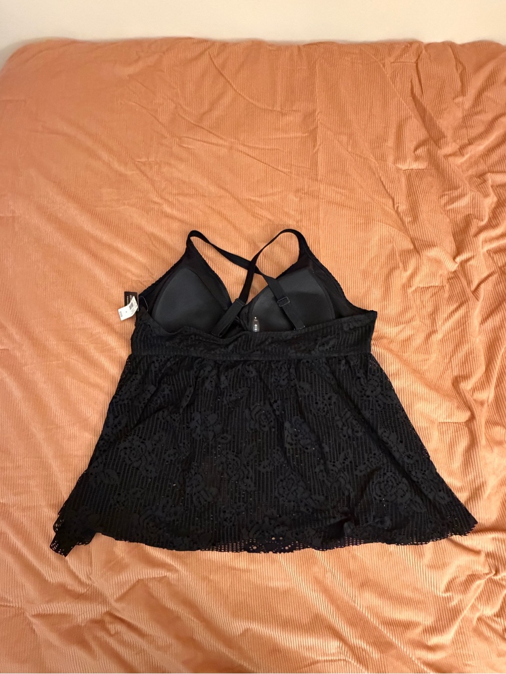 Torrid Crochet Twist Front Tankini Lacey Swimwear NWT - Picture 4 of 4